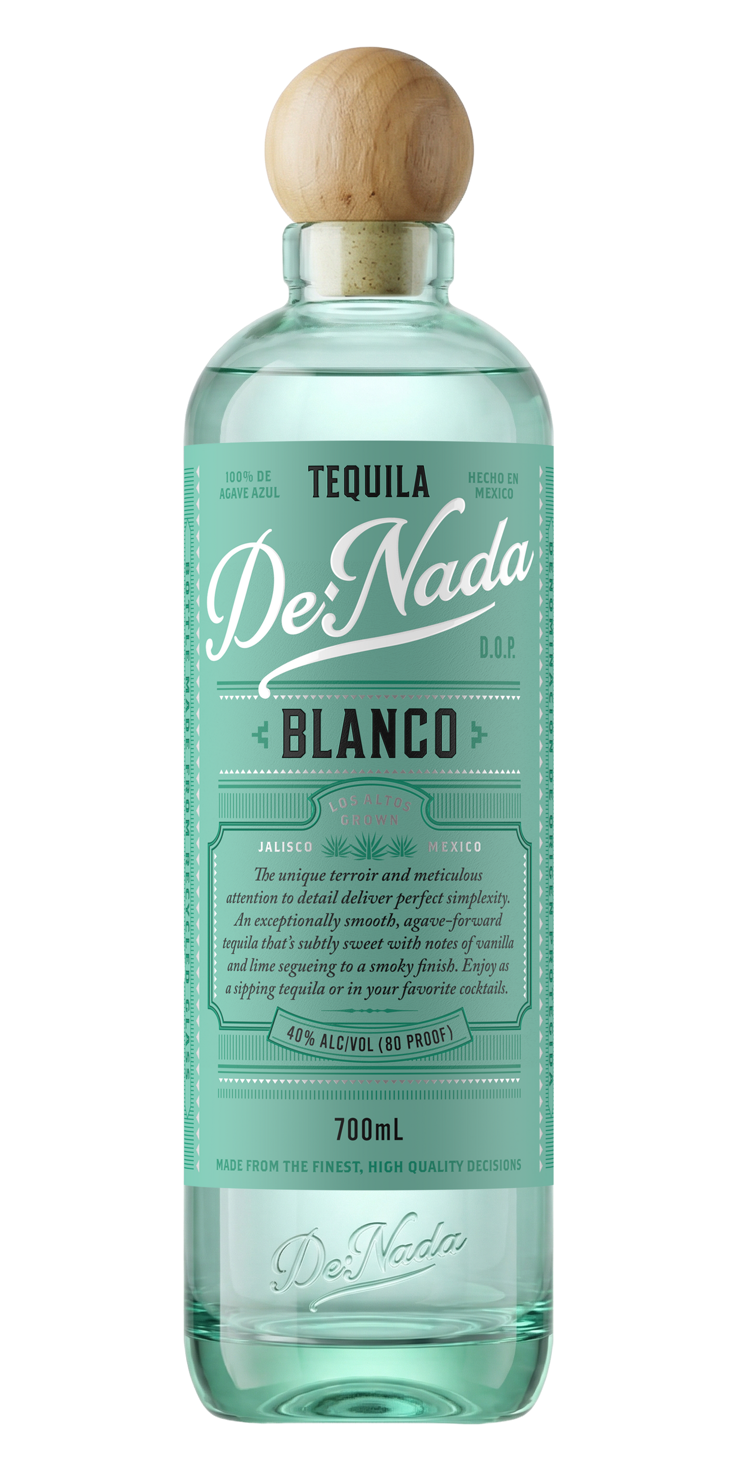 De Nada Tequila Blanco 700ml